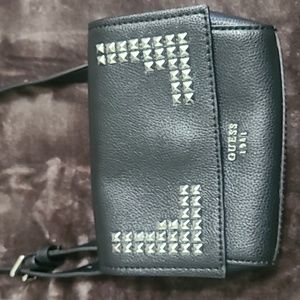 Small black GUESS purse